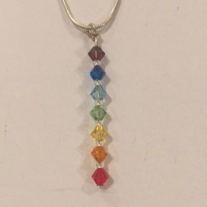 Hand crafted Chakra stone necklace